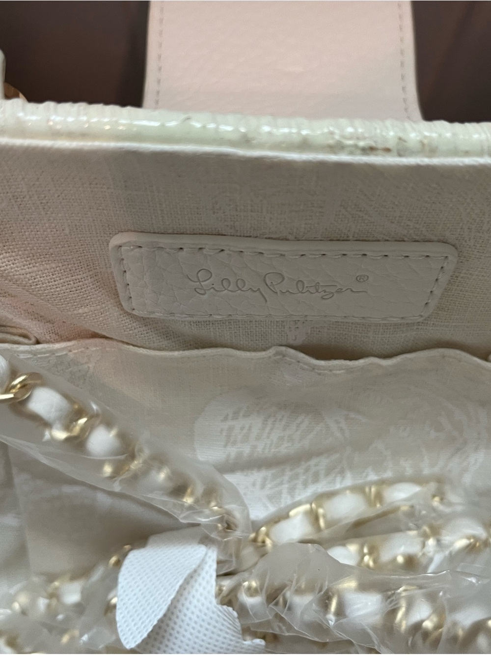 Lilly Pulitzer Leena Top Handle Wicker Bag - Brand New! - Picture 8 of 12